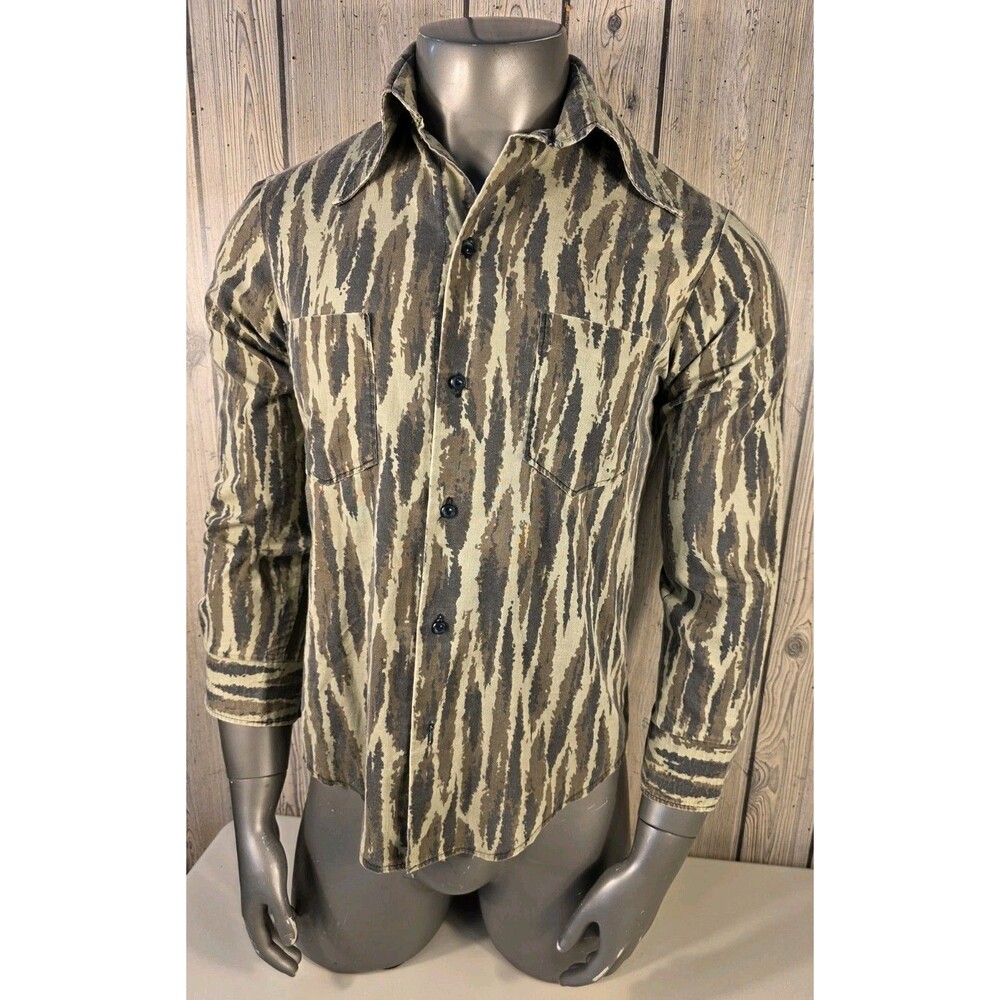 Vintage Empire Insulated Wear Camo Shirt Large Lightweight Hunting Long Sleeve